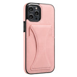 Luxury Card Slot Bracket Leather Case For Iphone 13 12 11 XS Series