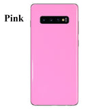 Jet Bright Surface Rear Back Glossy Decal Skin Protective Sticker Wrap Film For Samsung Galaxy S20 & S10 Series