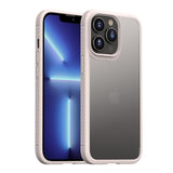 Carbon Fiber Border Matte Transparent Airbag Shockproof Cover for iPhone 13 Series