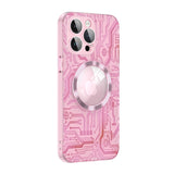 Magnetic Circuit Diagram Case With Lens Film Magsafe For iPhone 14 13 12 series