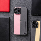 Luxury Suede Leather Back Case for iPhone 13 12 11 Pro Max Mini