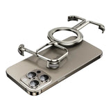 Magsafe Wireless Charging Ring Holder Frameless Shockproof Case for iPhone 15 series