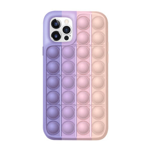 Push Bubble Soft Case For iPhone 12 11 Series