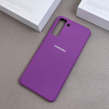 Original Liquid Silicone Soft Touch Silky Case For Samsung Galaxy S21 Series
