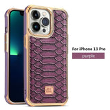 Luxury Leather Pattern Case for iPhone 14 13 12 Series