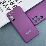 TPU Soft Touch Back Protective Cover Silky Silicone No Fingerprint Case for Samsung Galaxy S21 Series