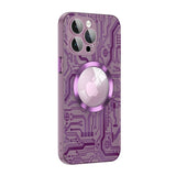 Magnetic Circuit Diagram Case With Lens Film Magsafe For iPhone 14 13 12 series