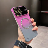 Luxury Frameless Magsafe Magnetic Color Gradient Case For iPhone 14 13 12 Series
