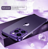 Metal Lens Camera Protection Bumper Case For iPhone 14 13 12 series
