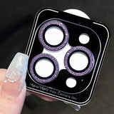 Glitter Camera Protector Metal Lens Ring Glass For iPhone 14 series