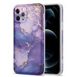 Glazed Marble Pattern TPU Case for iPhone 12 11 Series