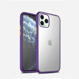 Luxury Transparent Glass Shockproof Phone Case iPhone 11 Pro Max Series