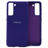 Soft Liquid Silicone Office Solid Color Style Case for Galaxy S21 S21 Plus S21 Ultra