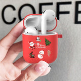 Cartoon Santa Claus Christmas Soft TPU Case For Airpods 3 2 1 Series