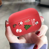 Cartoon Santa Claus Christmas Soft TPU Case For Airpods 3 2 1 Series