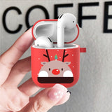 Cartoon Santa Claus Christmas Soft TPU Case For Airpods 3 2 1 Series