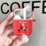 Cartoon Santa Claus Christmas Soft TPU Case For Airpods 3 2 1 Series