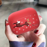 Cartoon Santa Claus Christmas Soft TPU Case For Airpods 3 2 1 Series
