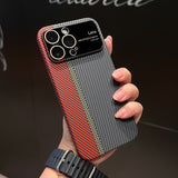 Carbon Fiber Hard PC Camera Lens Protection Case For iPhone 14 13 12 series
