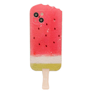 Summer Watermelon Popsicle Bracket Case for iPhone 13 12 11 Pro Max