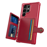 PU Leather Flip Wallet Case for S23 Ultra Plus