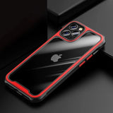 Silicone PC Mixed Shockproof Armor Transparent Case for iPhone 12 Series