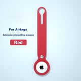 Hangable Keychain Soft Liquid Silicone Protective Case For Airtags