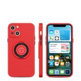 Luxury Shockproof Camera Protector Magnetic Ring Bracket Holde Case For iPhone 13 12 11 Series