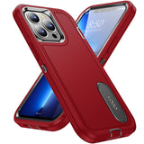 3 in 1 Shockproof Armor Hybrid Rugged Case For iPhone 13 Pro Max