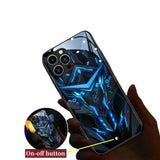 Glass Shockproof LED Colorful Flash Case For iPhone 15 14 13 series