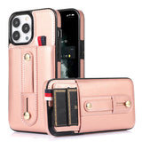 Finger Ring Bracket Leather Case for iPhone 13 12 11 Series
