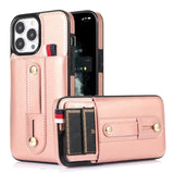 Leather Card Holder Wallet Case For iPhone 14 13 12 series