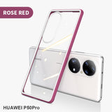 Lens Protection PC+TPU Transparent Case For Huawei P50 Mate 30 Series