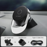 Magnetic Wireless Car Charger Mount Adsorbable 15W Fast Wireless Charging Holder For iPhone 14 13 12 series
