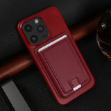 Magnetic Premium Leather Wallet Case For iPhone 15 14 13 12 series