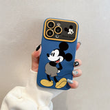 Cute Cartoon Couple TPU Case for iPhone 15 14 13 12 series