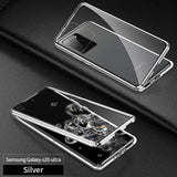 360 Full Protection Magnetic Bumper Double Glass Case For Samsung S20 Series