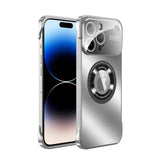 Luxury Aluminum Aromatherapy Metal Lens Protection Rimless Case For iPhone 15 14 13 Series