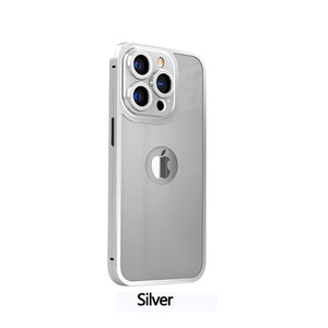 360 Magnetic Glass Titanium Alloy Frame With Lens Protection Magsafe Case for iPhone 14 13 12 Series