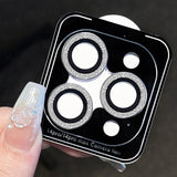Glitter Camera Protector Metal Lens Ring Glass For iPhone 14 series