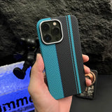 High-End Carbon Fiber Braided Texture Case For iPhone 15 14 13 series