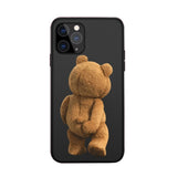 Cool Teddy Bear Case For iPhone 14 13 12 series