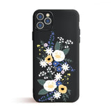 Fashion Flowers Soft Phone Case For iPhone 12 11 Series