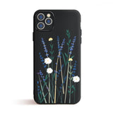 Fashion Flowers Soft Phone Case For iPhone 12 11 Series