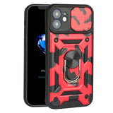 Slide Camera Protector Armor Shockproof Phone Case For iPhone 13 12 11 Series