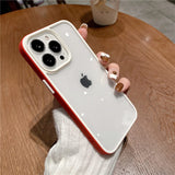 Shockproof Bumper Acrylic Silicone Clear Case For iPhone 13 12 11 Series