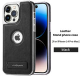 Luxury Leather Fold Stand Bracket Shockproof Case For iPhone 14 13 12 Series