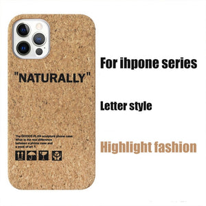 New Simple Wind Imitation Wood Grain Creative Phone Case For Apple 12 11 XSSeries