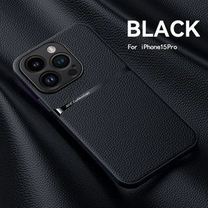 2024 Ultra-Thin High Quality PU Leather Magnetic Shockproof Case For iPhone 15 14 13 12 Series