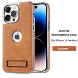 Luxury Leather Fold Stand Bracket Shockproof Case For iPhone 14 13 12 Series